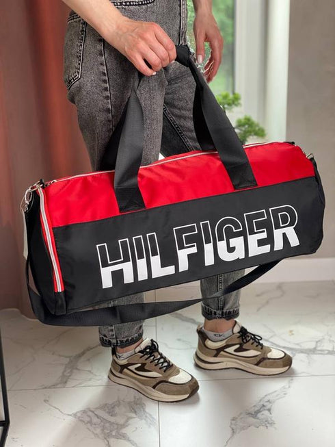 HILFIGER SPORTY PRINTED DUFFLE BAG